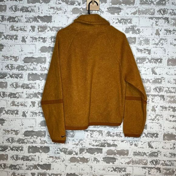 Nike | women mustard yellow gold cowl neck pullover - Picture 11 of 11